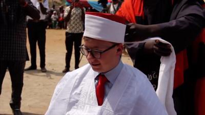 Teenager made Nigerian tribal chief