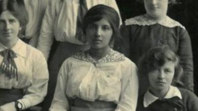 Dorothy Bonarjee as a student at the University College of Wales in Aberystwyth