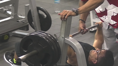 Powerlifter Luciano Dantas