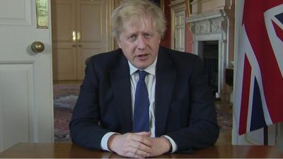 Boris Johnson in Downing Street