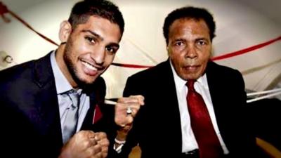 Amir Khan and Muhammad Ali