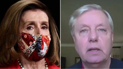 Nancy Pelosi and Lindsey Graham