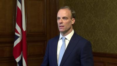 Downing Street said Dominic Raab is to deputise "where necessary" as the prime minister is moved to intensive care.