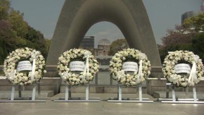 Wreath laid by Kerry