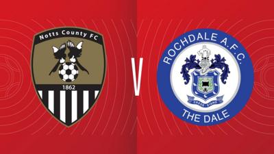 Notts County v Rochdale