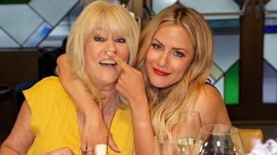 Caroline Flack and her mum