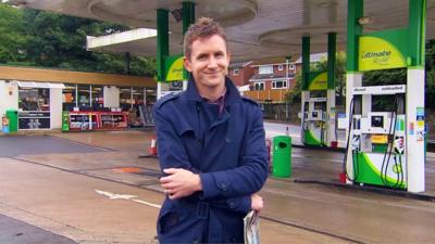 BBC reporter Phil McCann