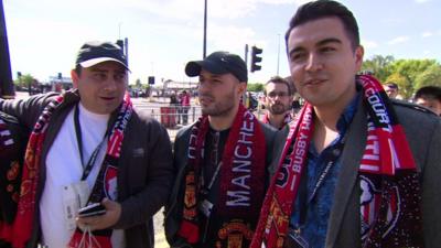 Fans from Azerbaijan