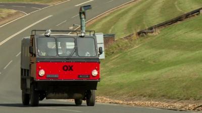 The OX car that folds away