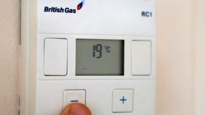 A British Gas thermostat