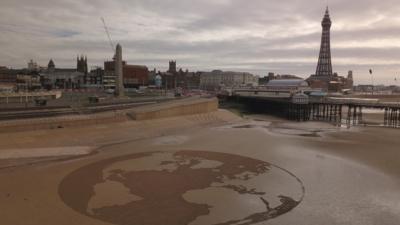 Blackpool beach