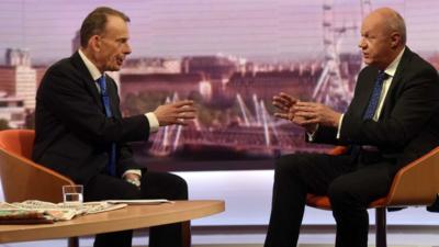 Andrew Marr and Damian Green