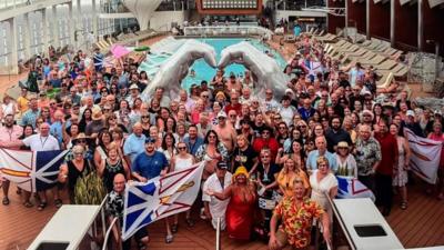 Newfoundlanders on a cruise