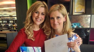 Cressida Cowell and Jenny