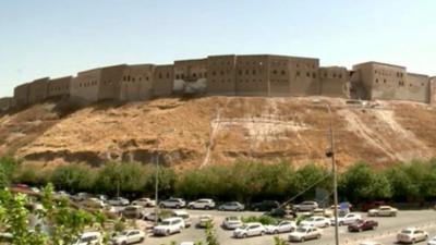 Irbil's ancient Citadel in northern Iraq