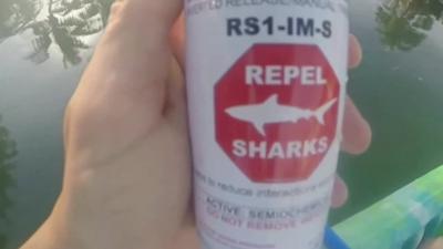 Shark repellent spray