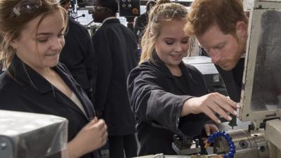 Prince Harry at Silverstone