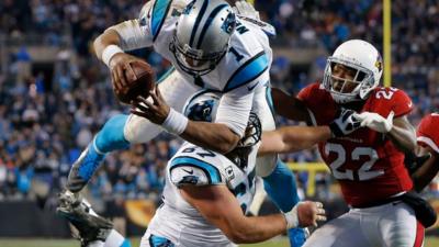 Cam Newton's 'Superman' touchdown