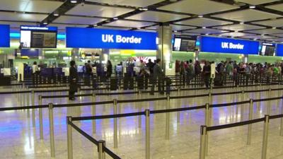 UK border airport control