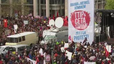 TTIP protestors