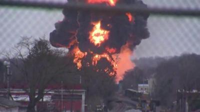 train explosion