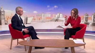 Michael Gove and Laura Kuenssberg