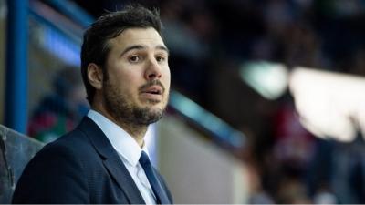 Cardiff Devils interim coach at the Elite League Playoff semi-final