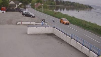 Car caught speeding on CCTV