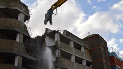 Demolition work