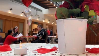 A scene from the speed dating event in Derry