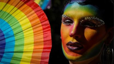 Pride march in New York, 30 June 2019