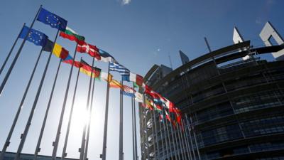 European parliament building