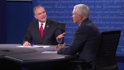 Tim Kaine and Mike Pence