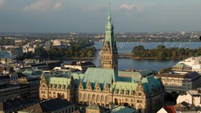 Hamburg's city hall