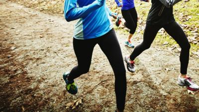 Women running