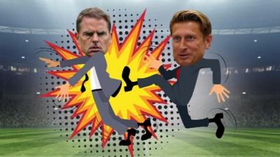 Frank de Boer and Steve Parish