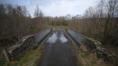 Northern Ireland border bridge