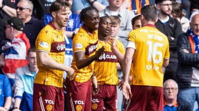 Motherwell celebrate