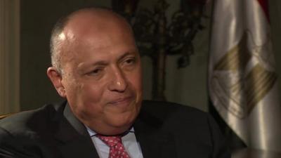 Egyptian Foreign Minister Sameh Shoukry