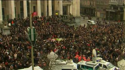 Brussels minute of silence