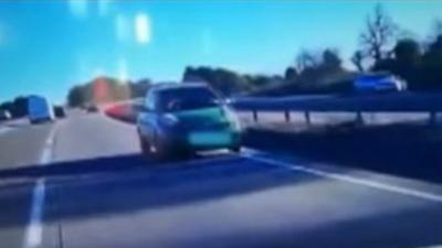 Motorist drives wrong way on dual carriageway