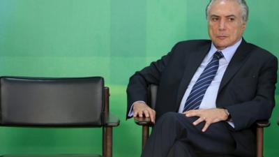 Brazil's Vice President Michel Temer pictured at the Planalto Palace in Brasilia, Brazil, 2 March 2, 2016.