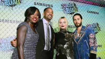 Viola Davis, Will Smith, Margot Robbie, and Jared Leto