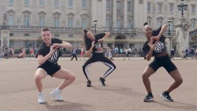 Dancers from the dance company Seen on Screen