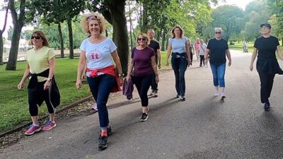 Group of walkers