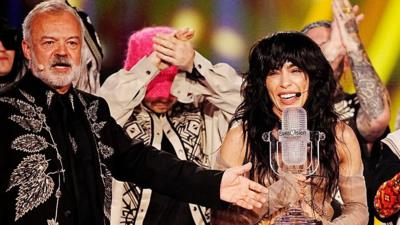 Loreen winning Eurovision