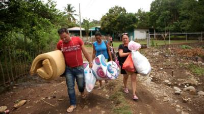 Cubans in Panama trying to make their way to the US