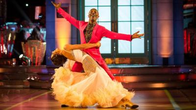 Danny John-Jules and Amy Dowden on Strictly