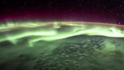 Aurora viewed from space