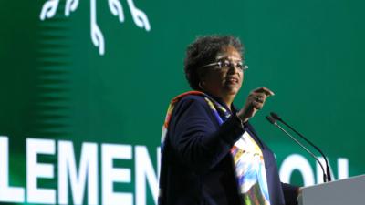 Barbados Prime Minister Mia Mottley at COP27